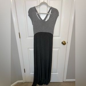 BCBGeneration cross back maxi dress